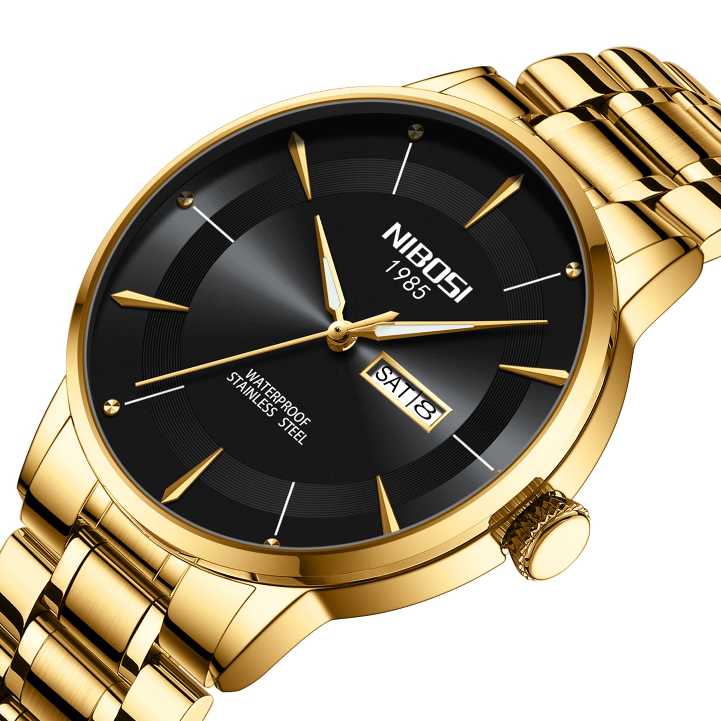 NIBOSI Revian Gold Black