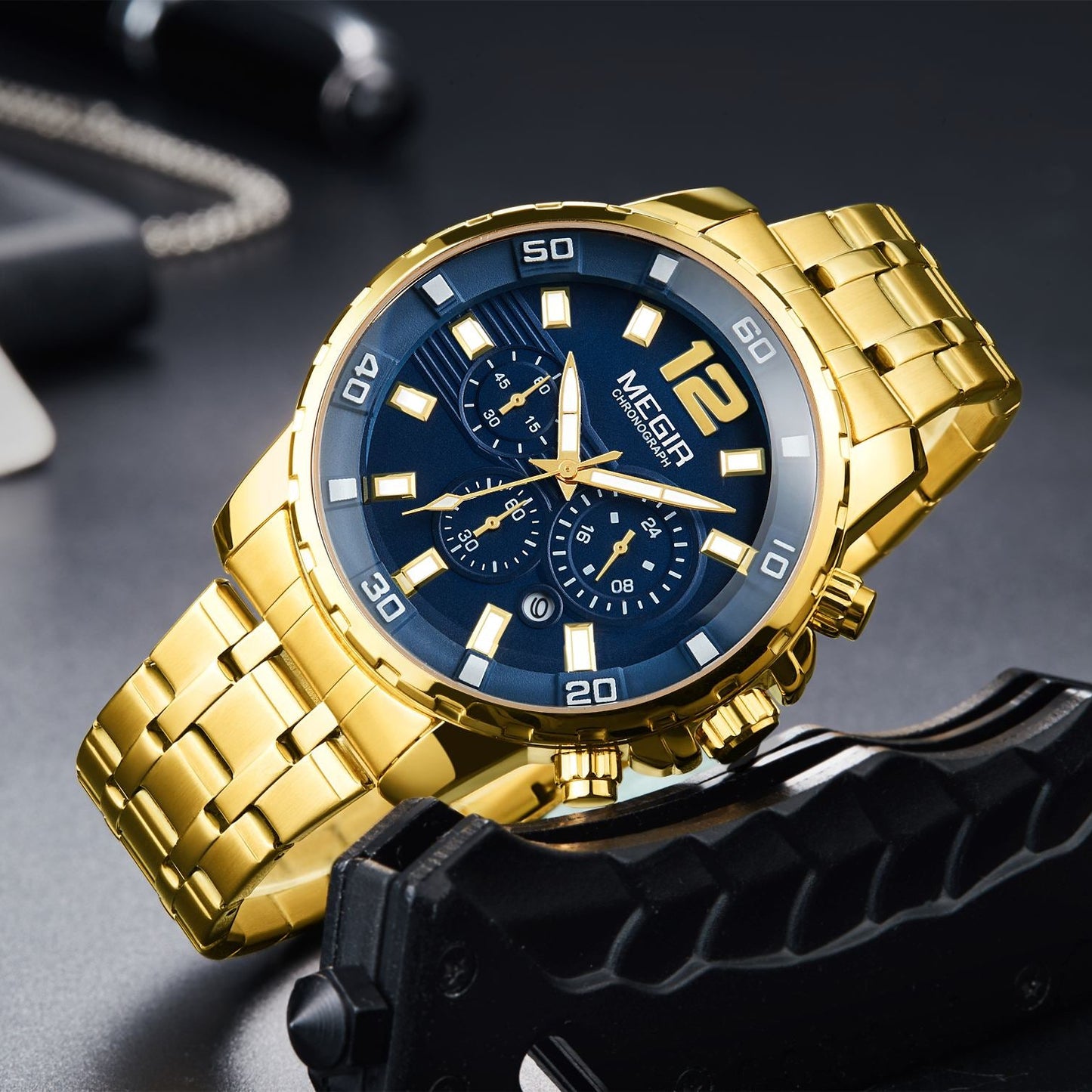 Megir Titan Gold Blue