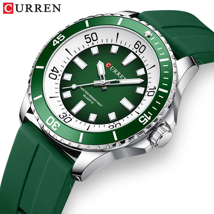 CURREN Horizon Green White