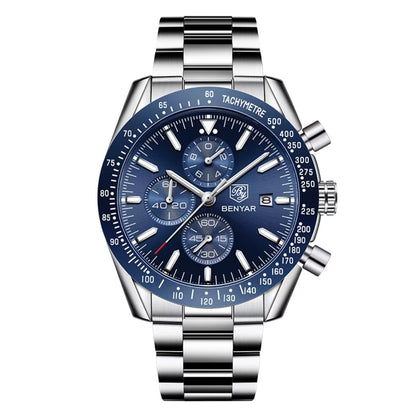 BENYAR Alpha Chrono Silver Blue