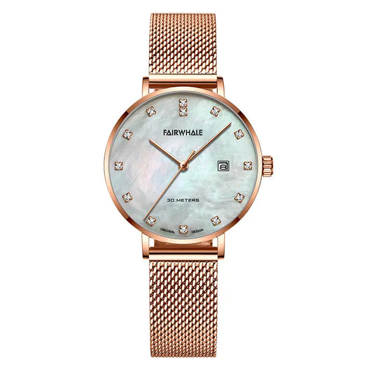 Mark Fairwhale Virelle Rose Gold White