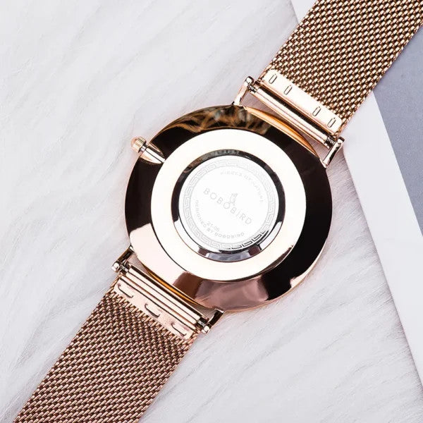 Mark Fairwhale Virelle Rose Gold White