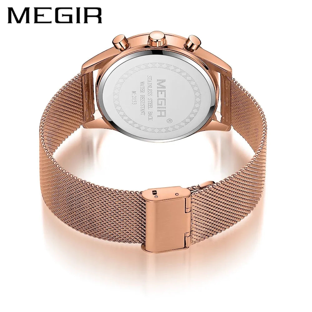 MEGIR Verenzo Rose Gold Blue