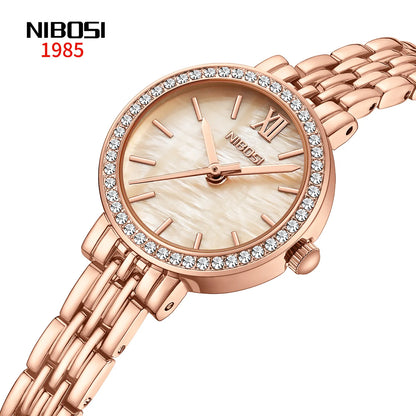 NIBOSI Elonia Rose Gold