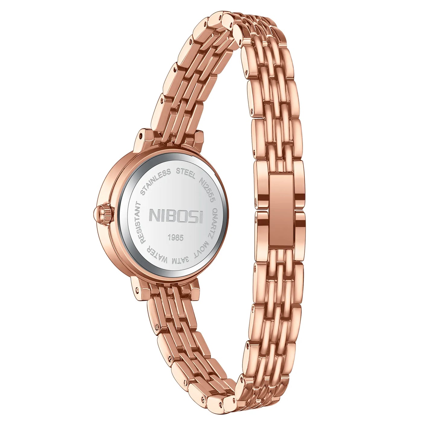 NIBOSI Elonia Rose Gold