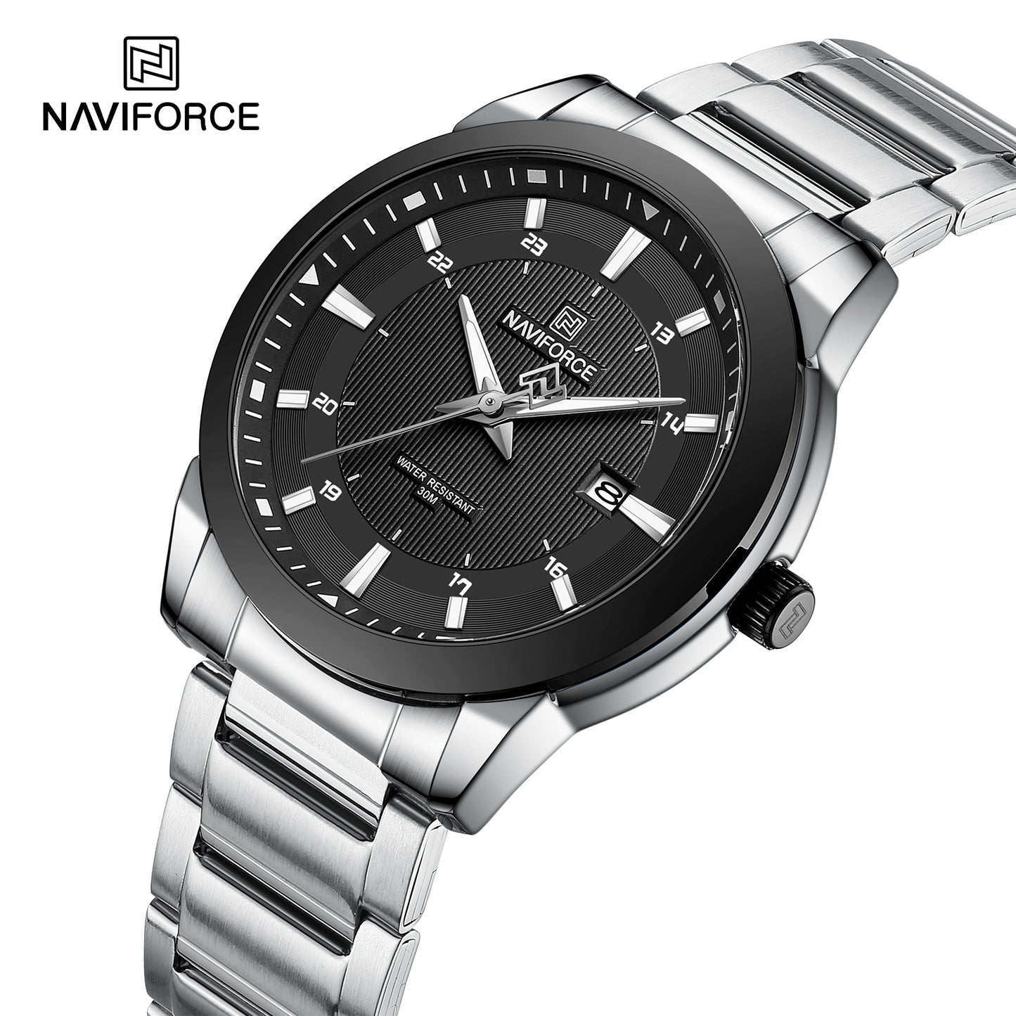 Naviforce Flare Silver Black