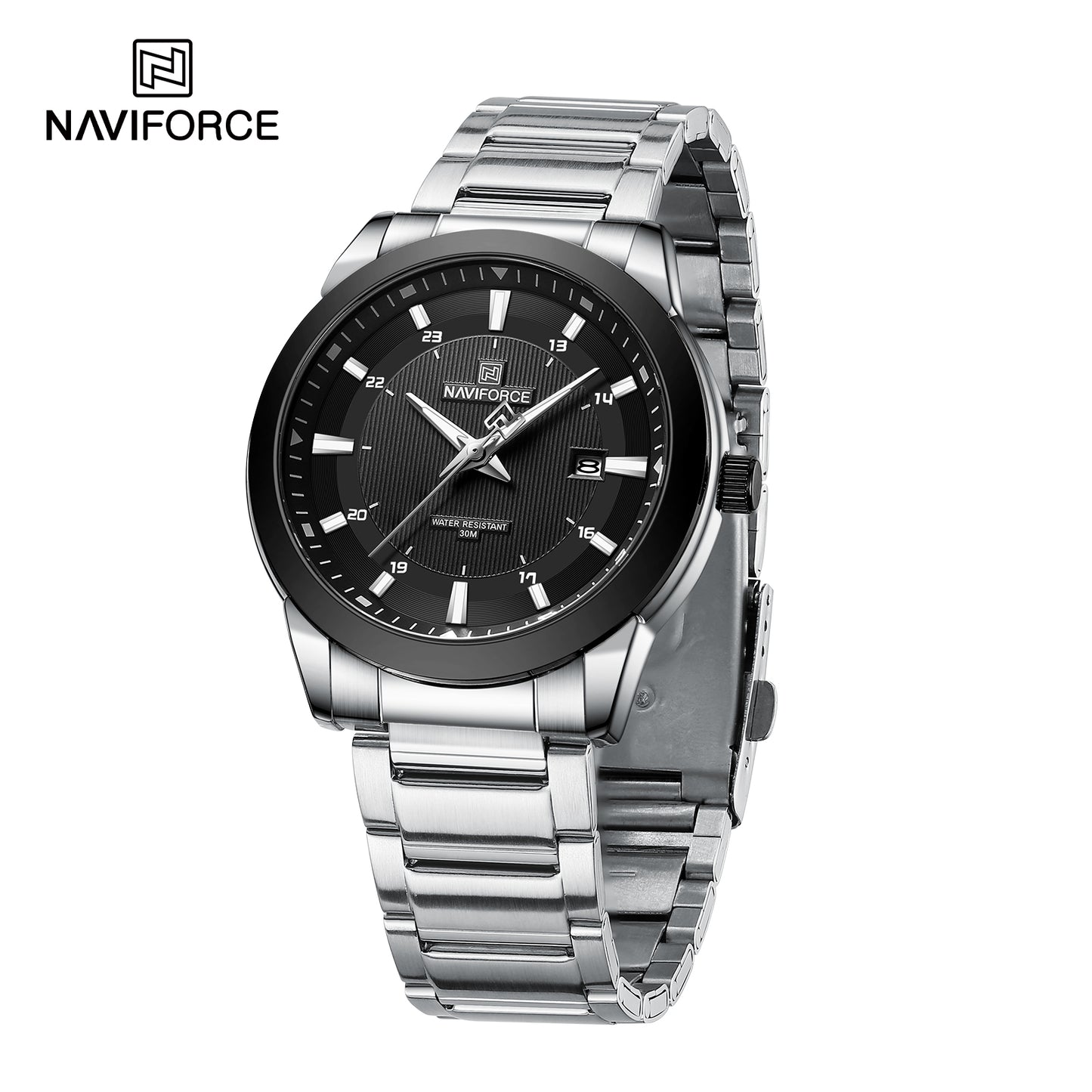 Naviforce Flare Silver Black