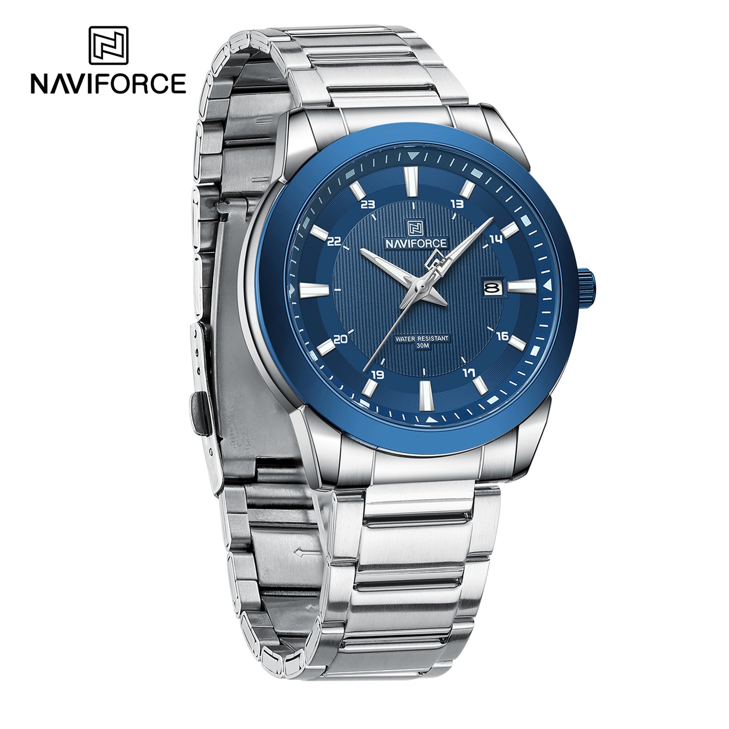 Naviforce Flare Silver Blue