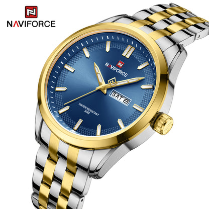 Naviforce Requiem Silver Black/Gold