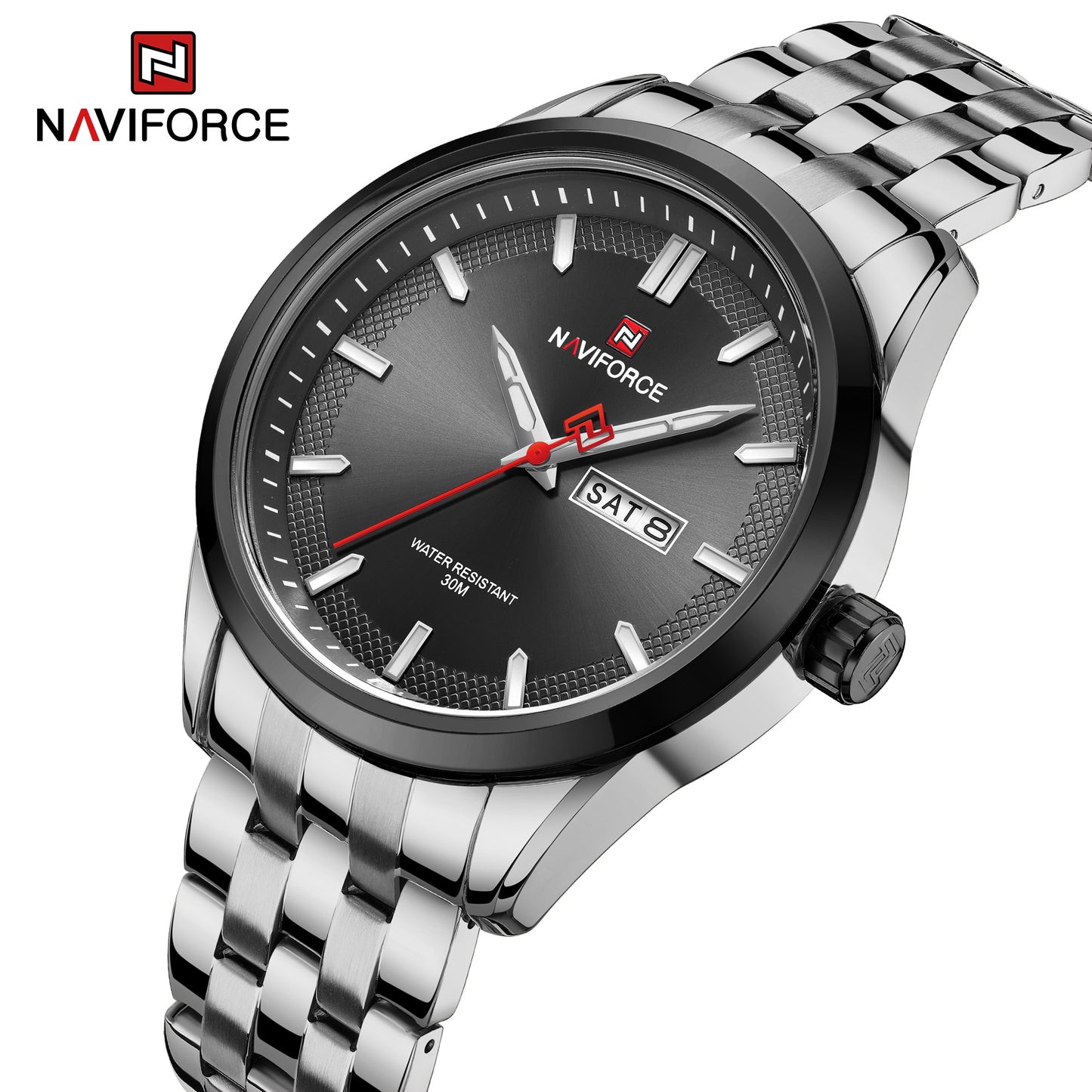 Naviforce Requiem Silver Black