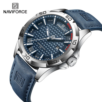 Naviforce Army Blue Silver