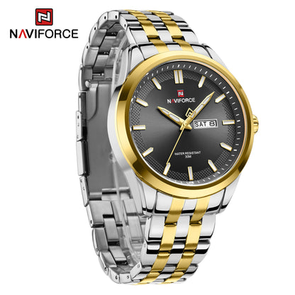 Naviforce Requiem Silver Black/Gold