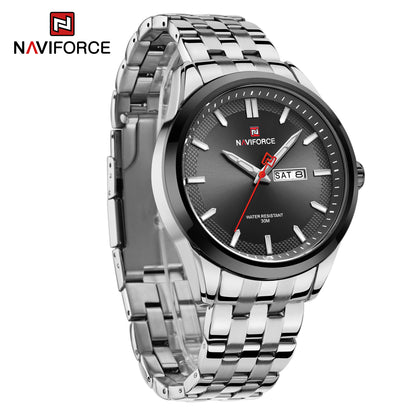 Naviforce Requiem Silver Black