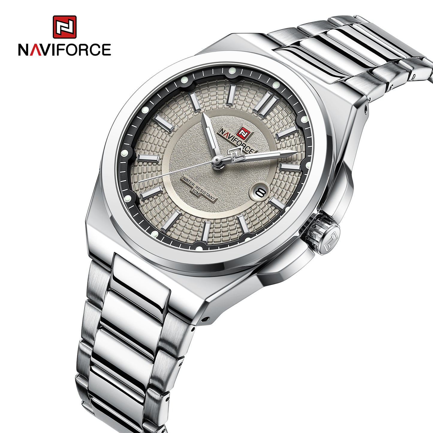 Naviforce Vortex Silver Grey