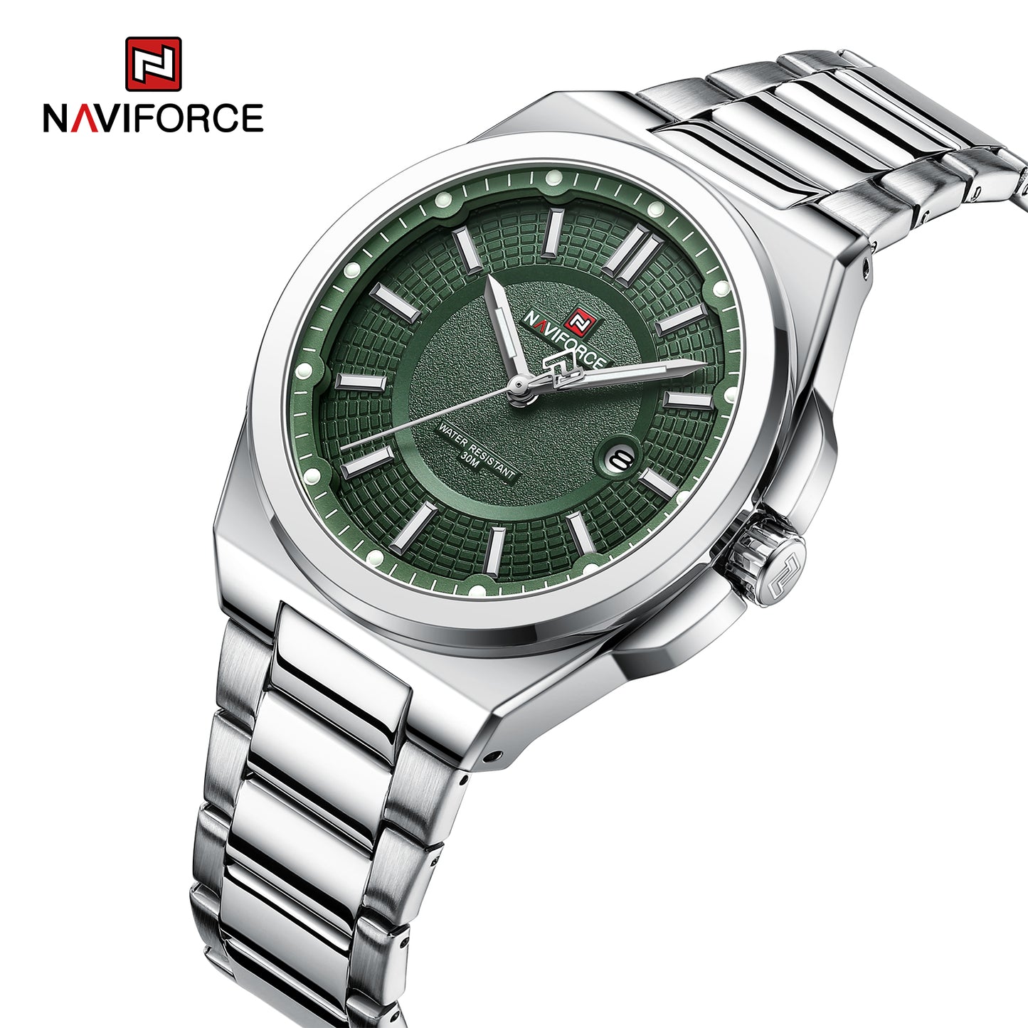 Naviforce Vortex Silver Green