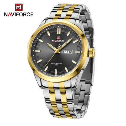 Naviforce Requiem Silver Black/Gold