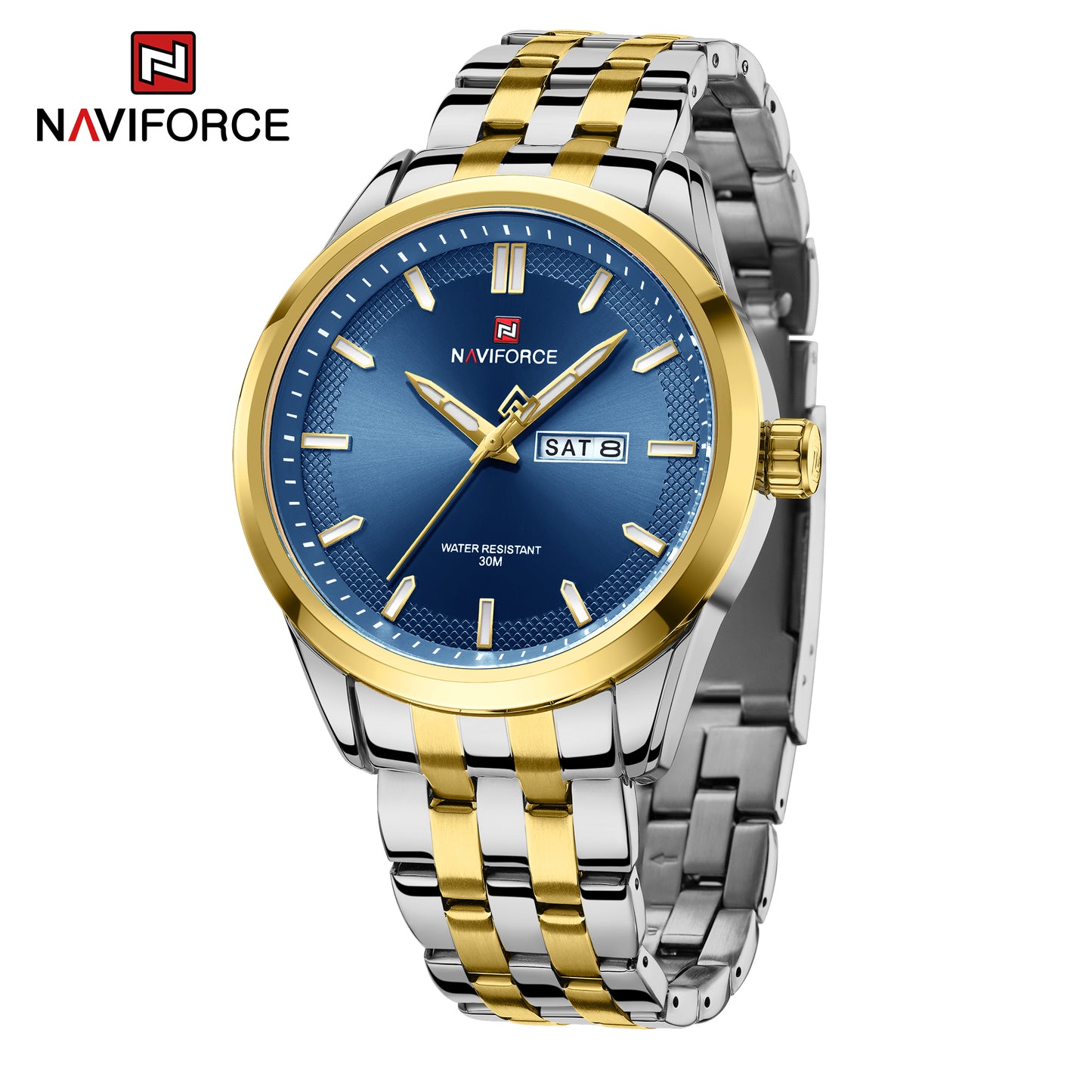 Naviforce Requiem Silver Black/Gold