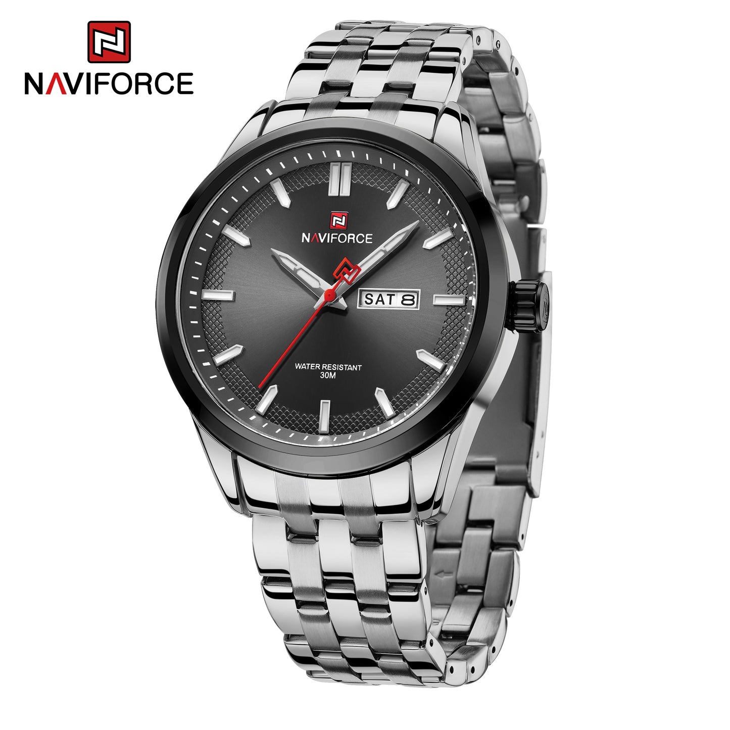 Naviforce Requiem Silver Black