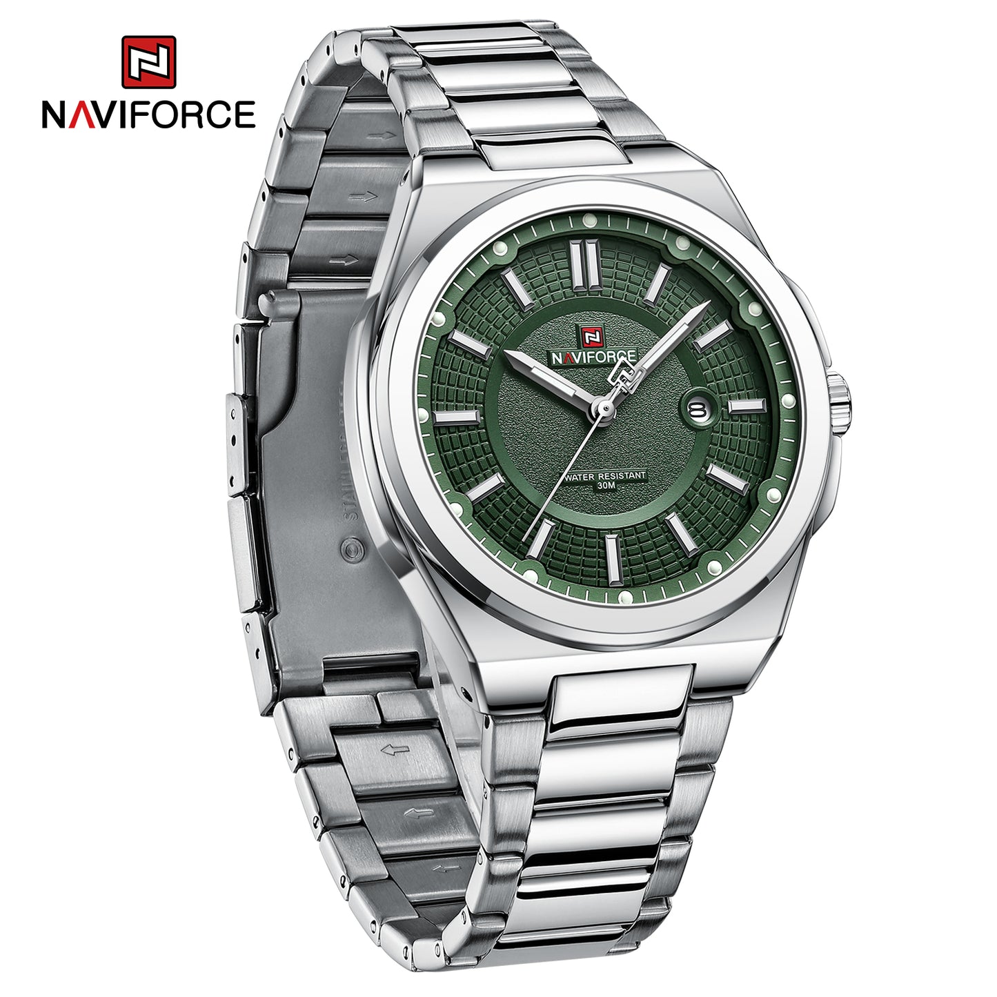 Naviforce Vortex Silver Green