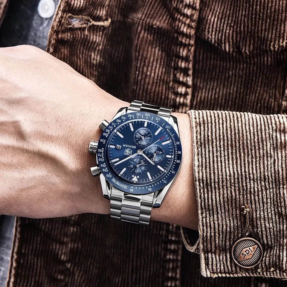 BENYAR Alpha Chrono Silver Blue