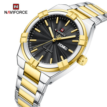 Naviforce Spectra Silver Gold/Black