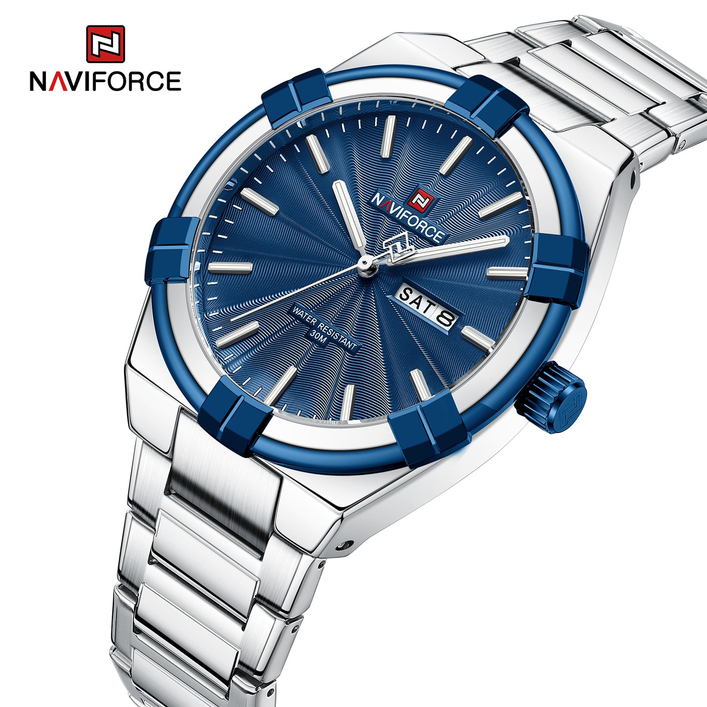 Naviforce Spectra Silver Blue