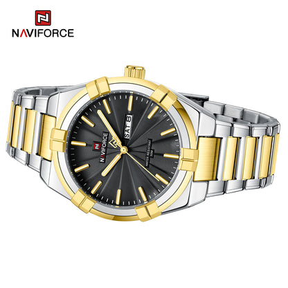 Naviforce Spectra Silver Gold/Black