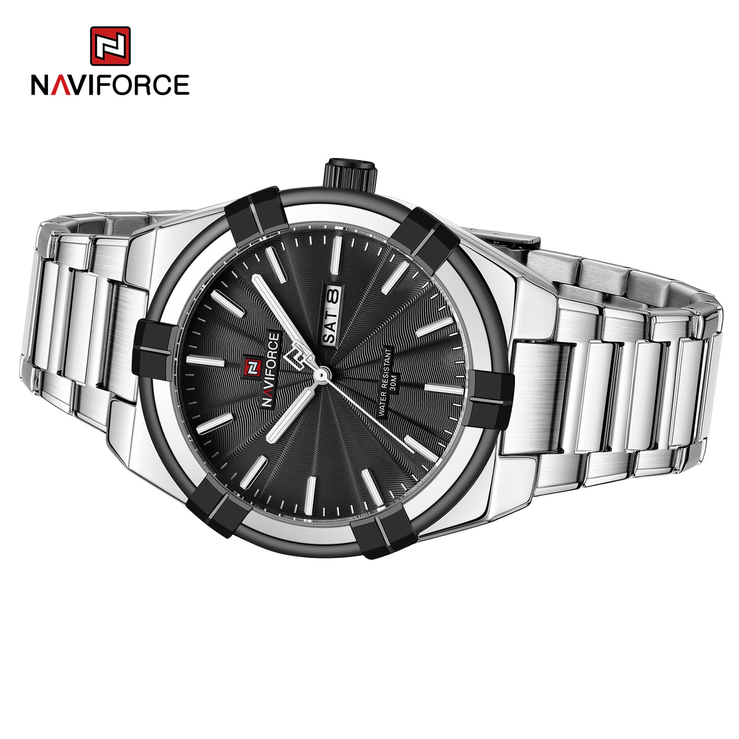 Naviforce Spectra Silver Black