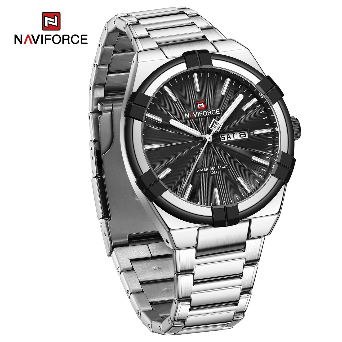 Naviforce Spectra Silver Black