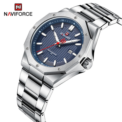 Naviforce Blaze Silver Blue