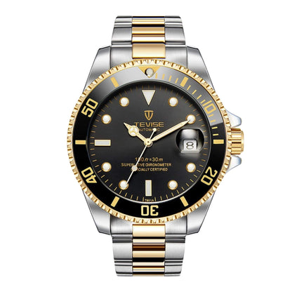 Tevise T801A Sport Automatic Silver Black/Gold