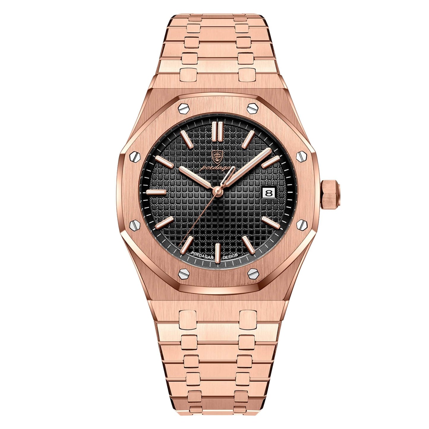 Poedagar OAK Rose Gold Black