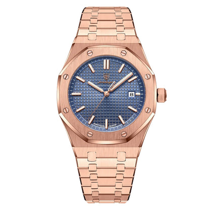 Poedagar OAK Rose Gold Blue