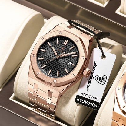 Poedagar OAK Rose Gold Black